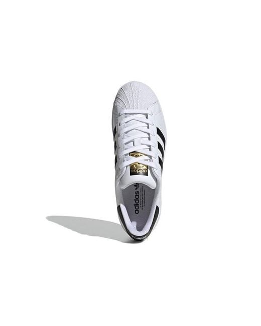 Adidas White Adidas Womens Superstar Sneaker