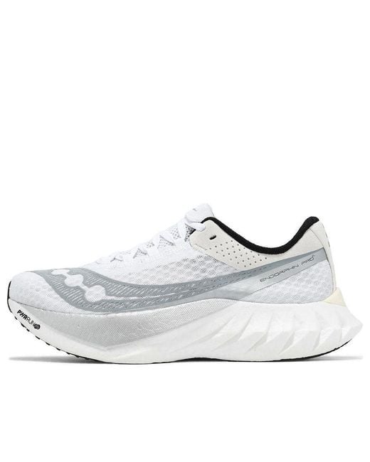 Saucony White Endorphin Pro 4 for men