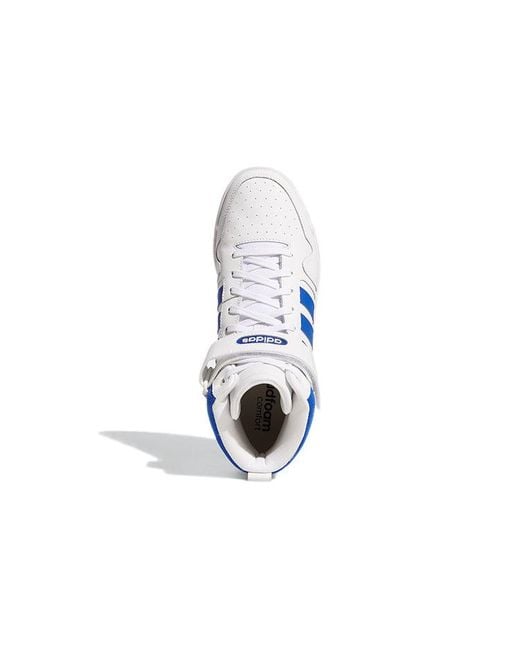 Adidas Blue Postmove Mid Basketball Shoes for men