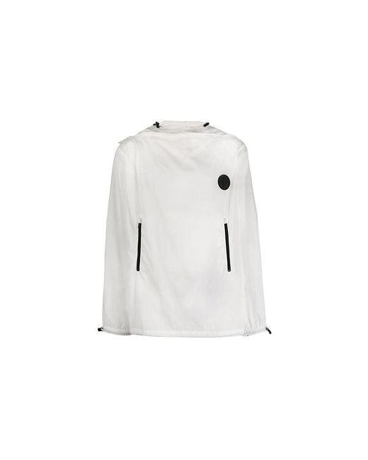 Off-White c/o Virgil Abloh Black Fw19 Printing Pullover Hooded Jacket for men