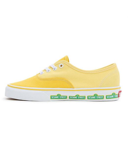 Vans Yellow X Sesame Street Authentic Shoes for men