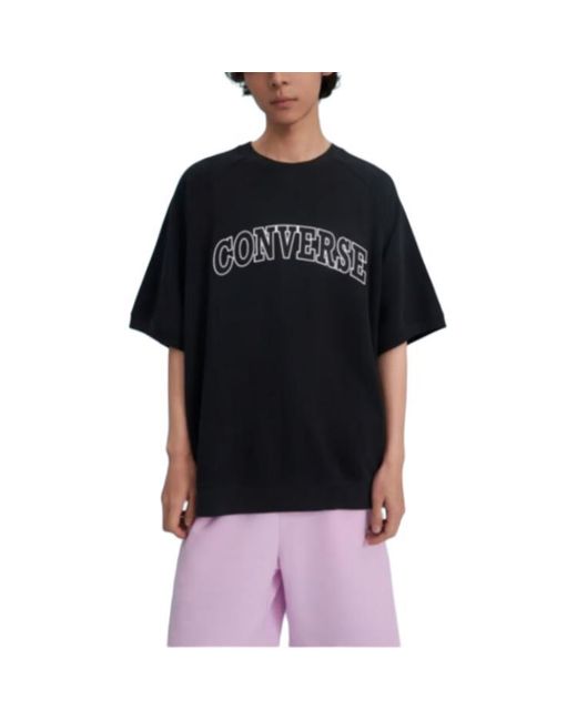 Converse Black Retro Chuck Crew T-Shirt for men