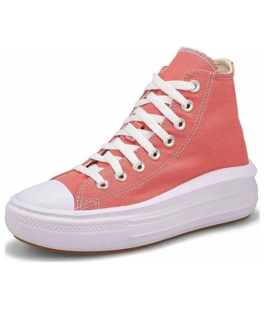 Converse Pink Chuck Taylor All Star Move Platform High Top Seasonal Color 'Ritual Rose' for men