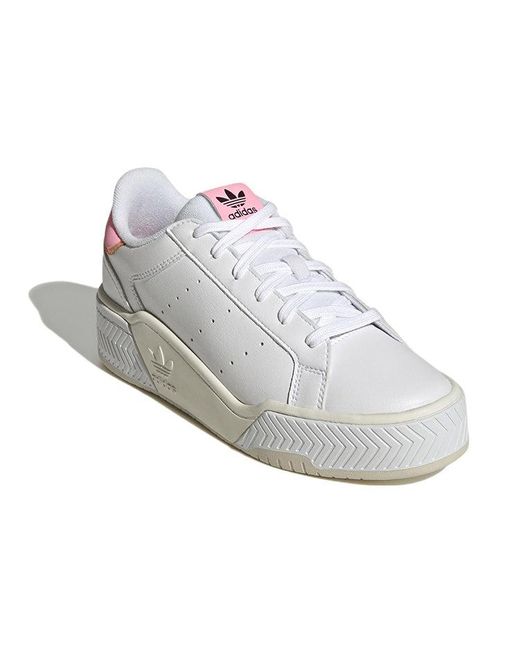 Adidas White (Wmns) Court Tourino Bold Shoes Off Beam'