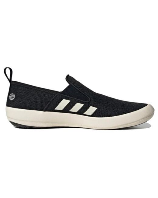 Almindeligt For pokker Tag fat adidas Terrex Boat Slip-on Shoes in Black for Men | Lyst