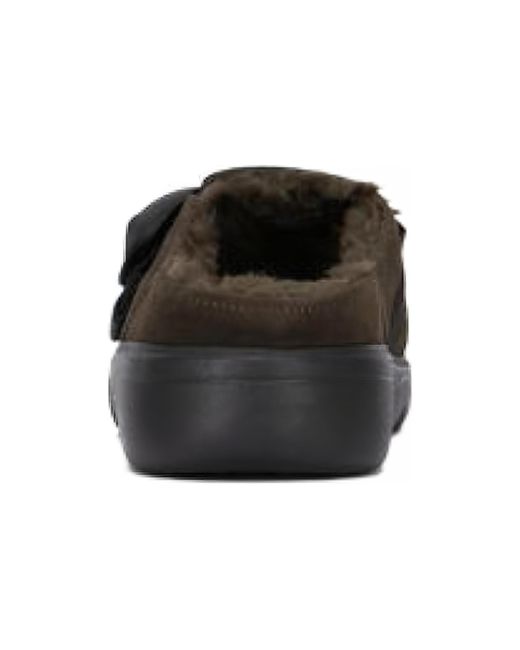 The North Face Brown Buckle Mules 'Dark' for men