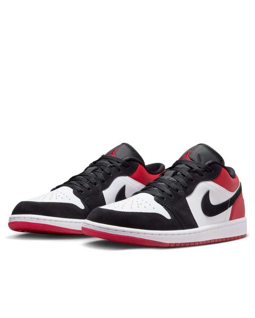 Nike Red 1 Low Toe' for men
