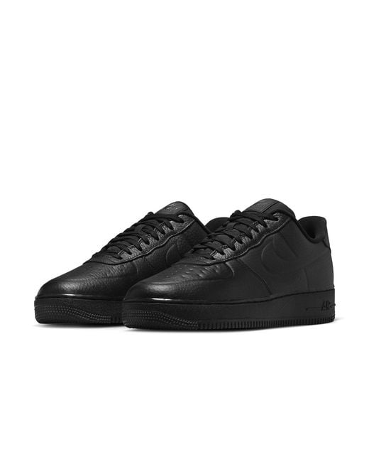 Nike Black Air Force 1 Low Waterproof 'Triple' for men