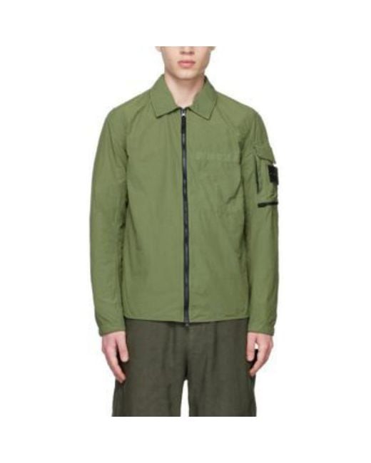Stone Island Green Naslan Light Jacket for men