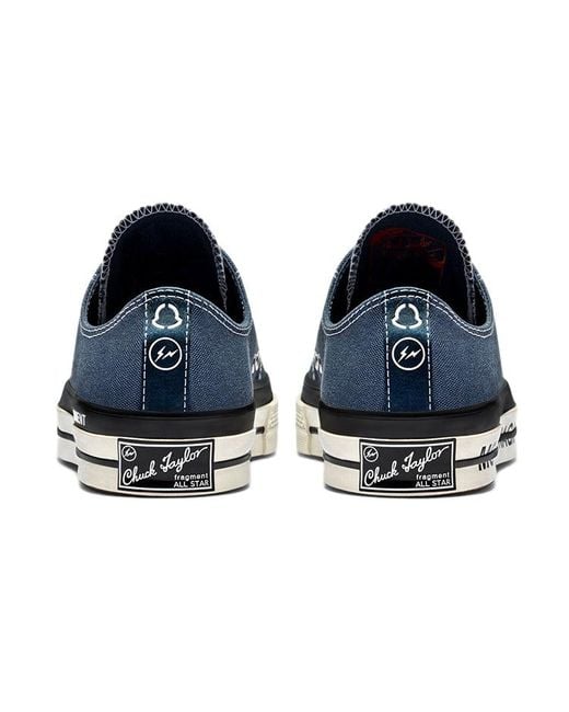 Converse Blue Fragment Design X Moncler X Chuck 70 Low 'Insignia' for men