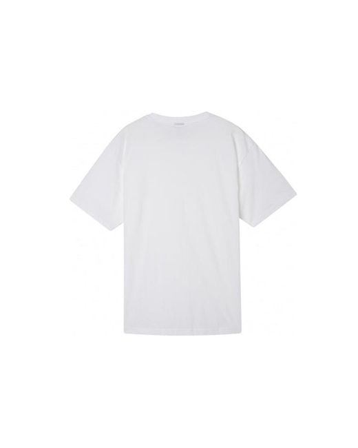 New Balance White Essentials Pocket T-Shirt for men