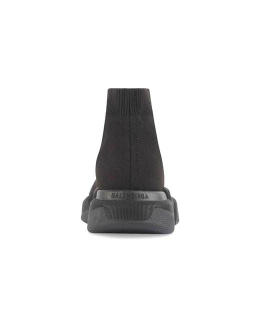 Balenciaga Black (Wmns) Speed 2.0 Sneaker Recycled Knit'