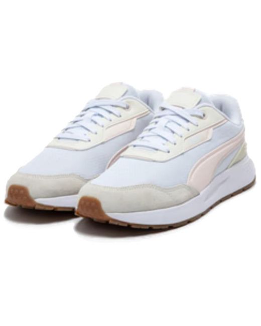 PUMA White Runtamed Plus Shoes for men