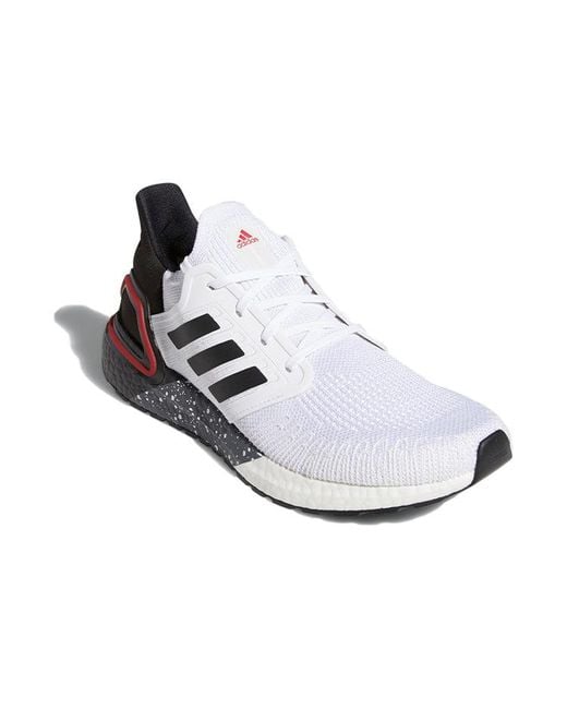 Adidas White Ultra Boost 20 for men
