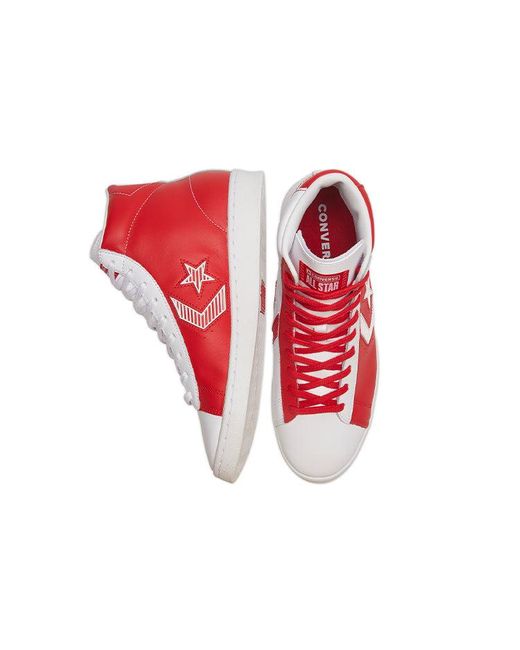 Converse Red Rivals Pro Leather for men