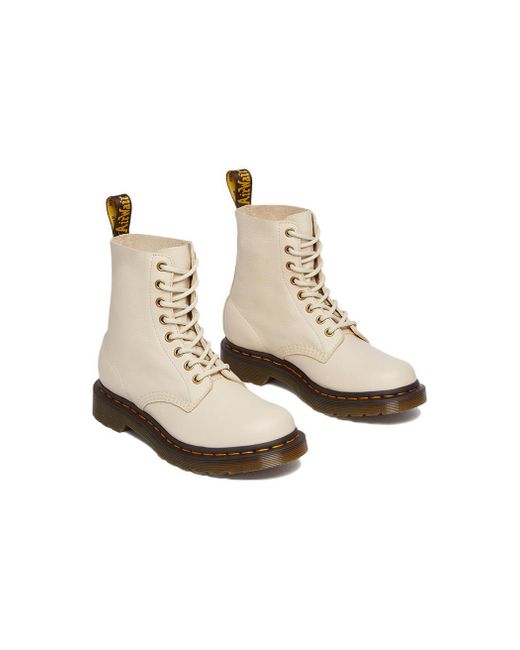 Dr. Martens Natural (Wmns) Dr.Martens 1460 Pascal Virginia Leather Boots 'Parchment'