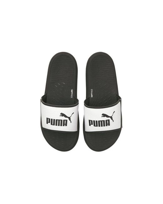 PUMA Black Softride Slide for men