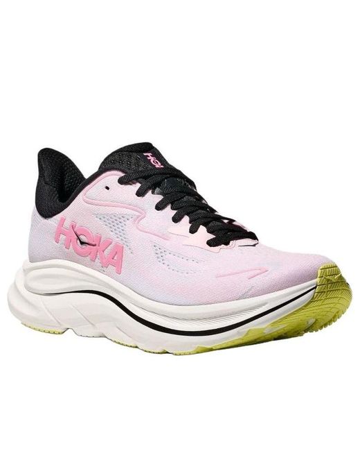 Hoka One One White (Wmns) Clifton 10 'Carnation Starlight Glow'