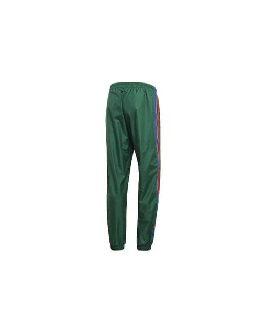 Adidas Green Originals Alphabet Logo Loose Bundle Feet Sports Pants for men