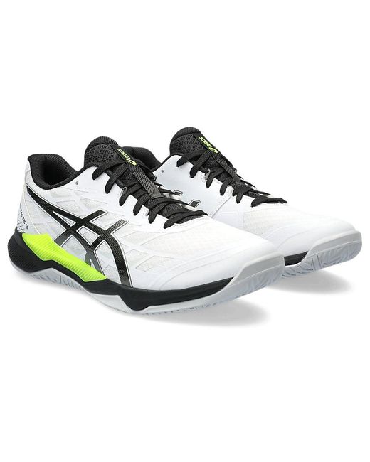 Asics White Gel-Tactic 12 Gunmetal' for men