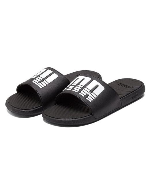 PUMA Black Cool Slippers for men