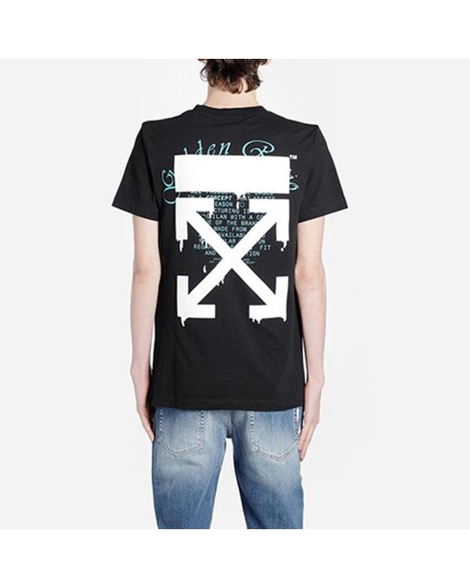 Off-White c/o Virgil Abloh Black C/O Virgil Abloh Fibonacci Dripping Arrows Slim for men