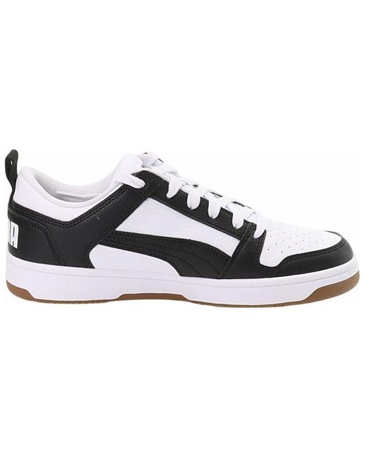 PUMA White Rebound Layup Low Sl for men