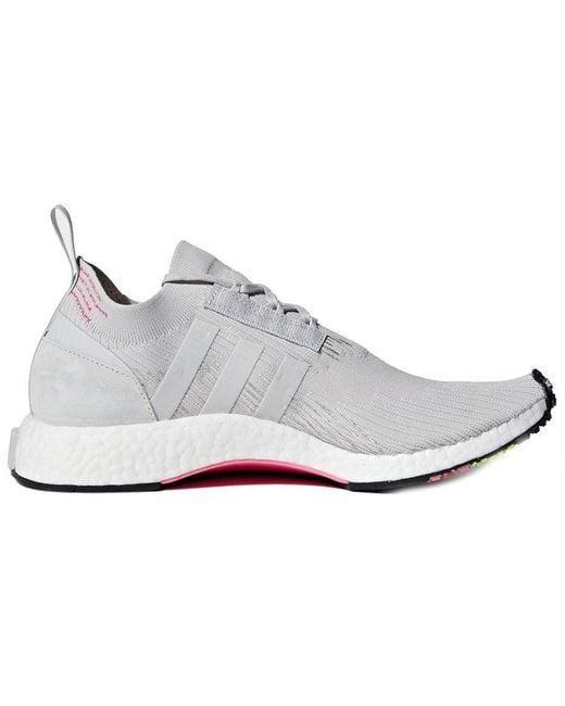 Adidas White Nmd_racer Primeknit 'gray One' for men
