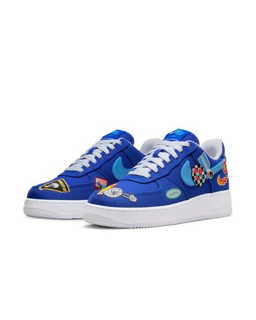 Nike Blue (Wmns) Air Force 1 '07 'Patched Up