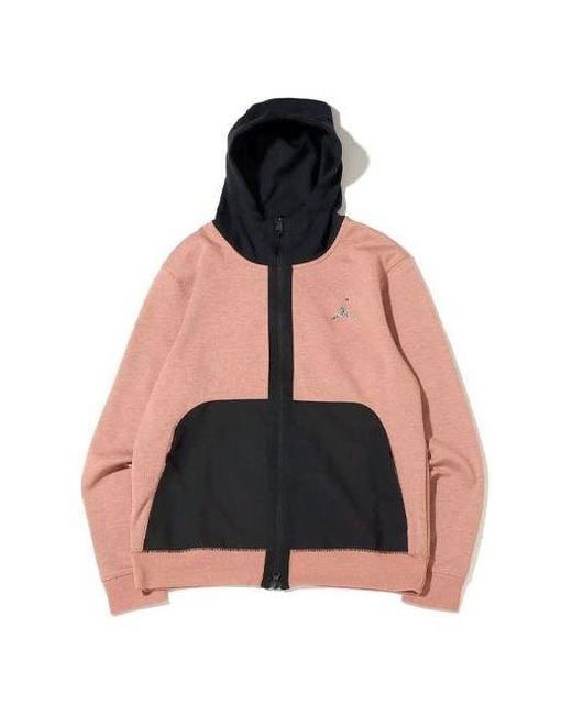 Nike Black Contrasting Colors Pocket Sports Jacket for men