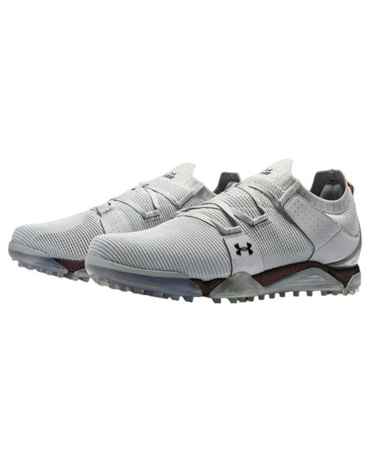 Under Armour Gray Hovr Tour Spikeless Wide E 'Halo' for men