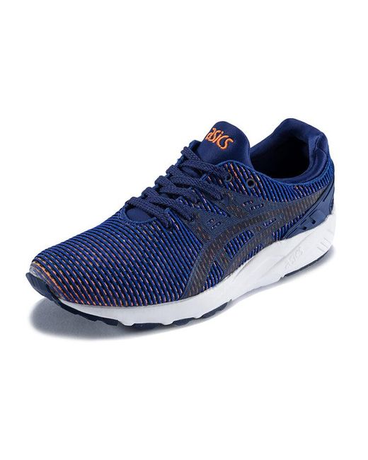 Asics Blue Gel-Kayano Trainer Evo Print' for men