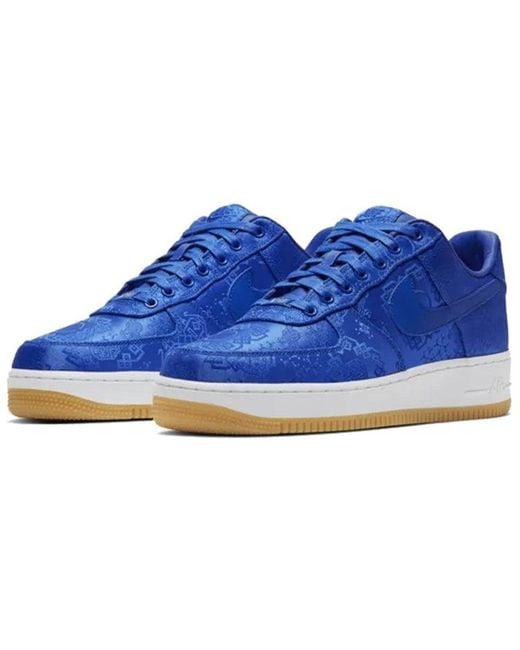 Nike Blue X Clot Air Force 1 Prm 'Royal Silk' for men