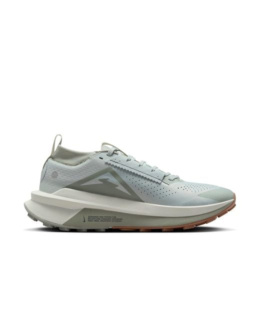 Nike Gray Zoomx Zegama 2 'Light Sea Glass' for men
