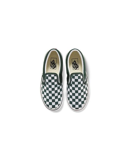Vans Green Classic Slip-On Sneakers K for men