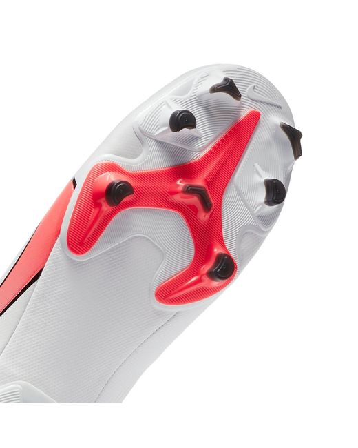 Nike White Mercurial Vapor 13 Academy Mg Flash Crimson' for men