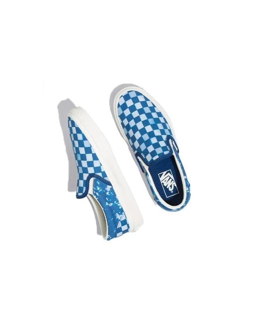 Vans Blue Classic Slip-On 'Solar Floral True' for men