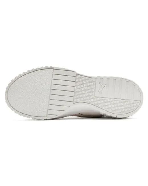 PUMA White (Wmns) Cali Emboss 'Cream Y'