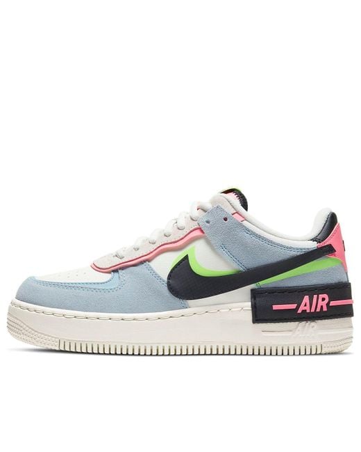 Nike Blue (Wmns) Air Force 1 Shadow 'Sunset Pulse'