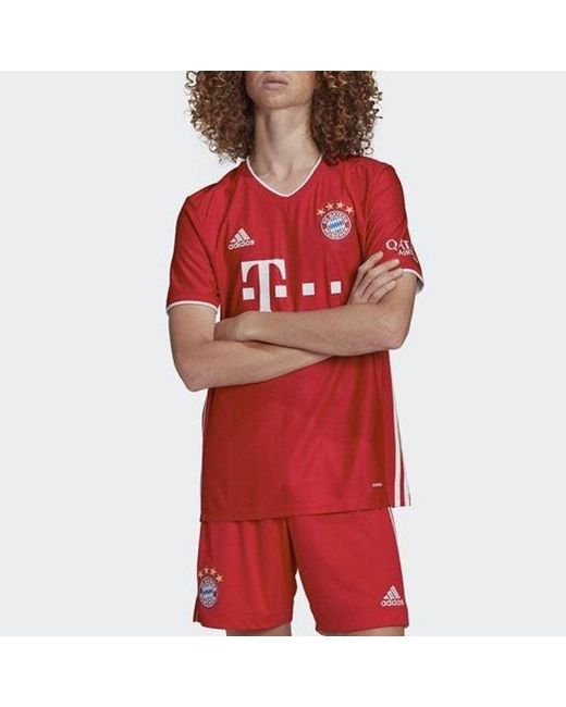 Adidas Red Fc Bayern Bayern Munich Home Soccer/Football for men