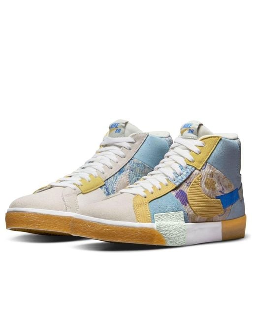 Nike Blue Zoom Blazer Mid Premium Sb 'Paisley Pack for men