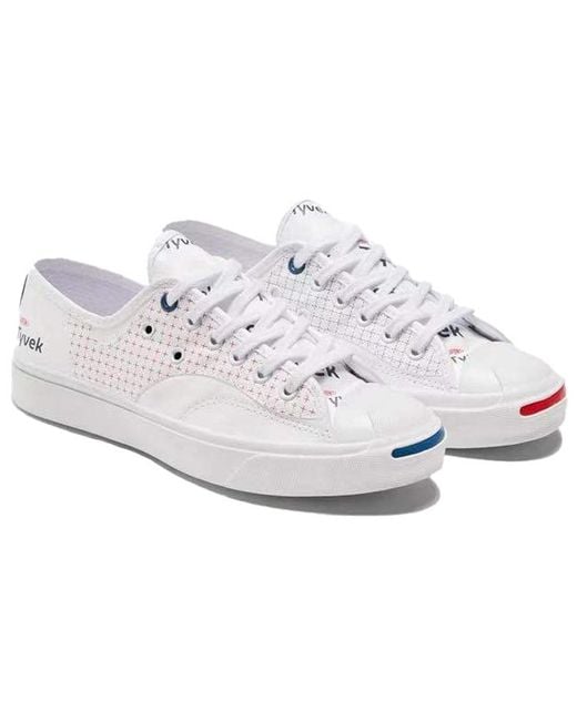 Converse White Dupont Tyvek X Jack Purcell Rally Princess' for men