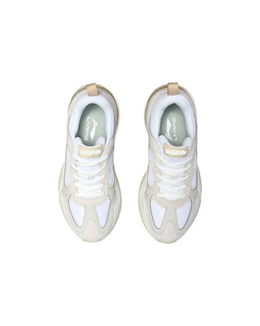 Li-ning White (Wmns) Counterflow Neon