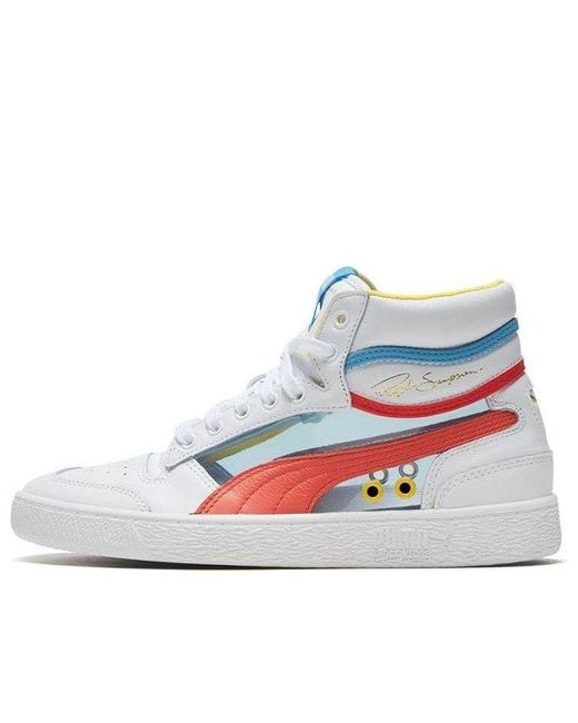 PUMA Blue Ralph Sampson Mid Glass /Hot Coral/Ethereal' for men