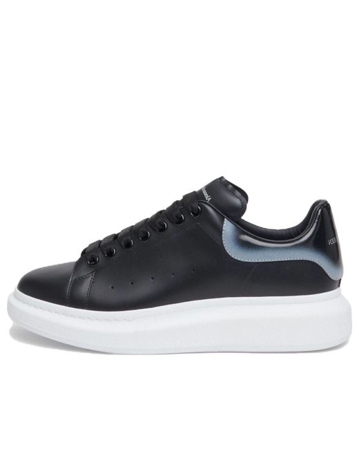 McQueen Blue Larry Leather Sneakers for men