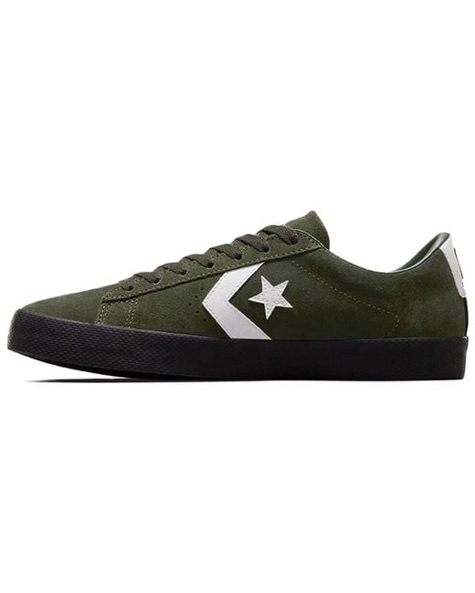 Converse Black Cons Pl Bulk Pro Suede Shoes 'Forest Shelter' for men