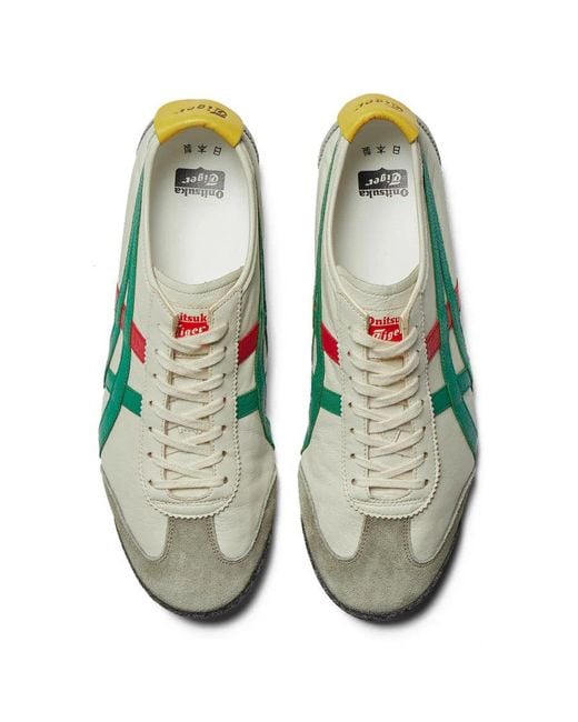 Onitsuka tiger green and white hotsell