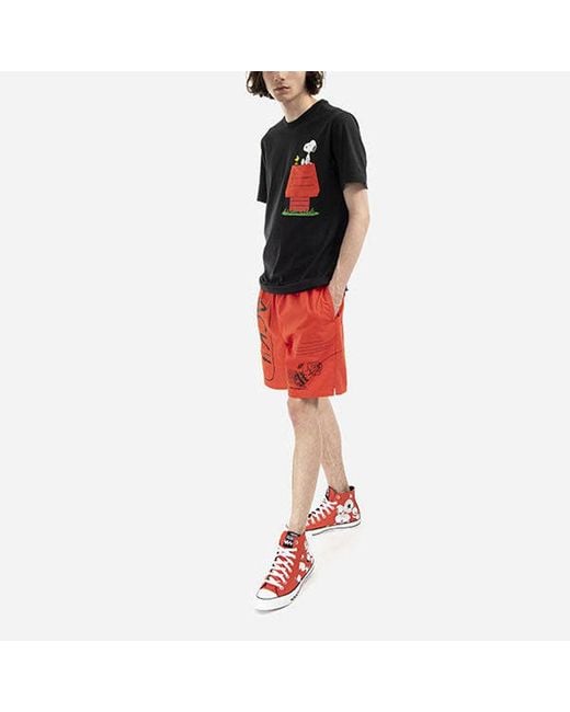 Converse Black X Peanuts Pocket T-Shirt for men