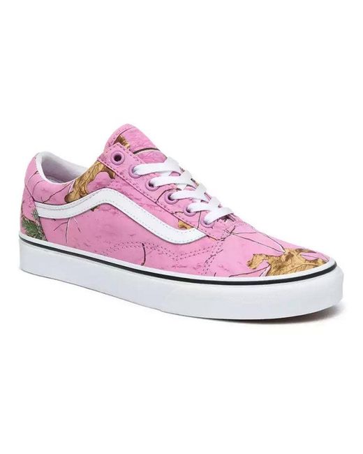 Vans Pink Realtree X Old Skool 'Wild Orchid' for men
