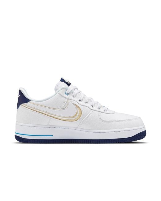 Nike White Air Force 1 Premium Fossil' for men